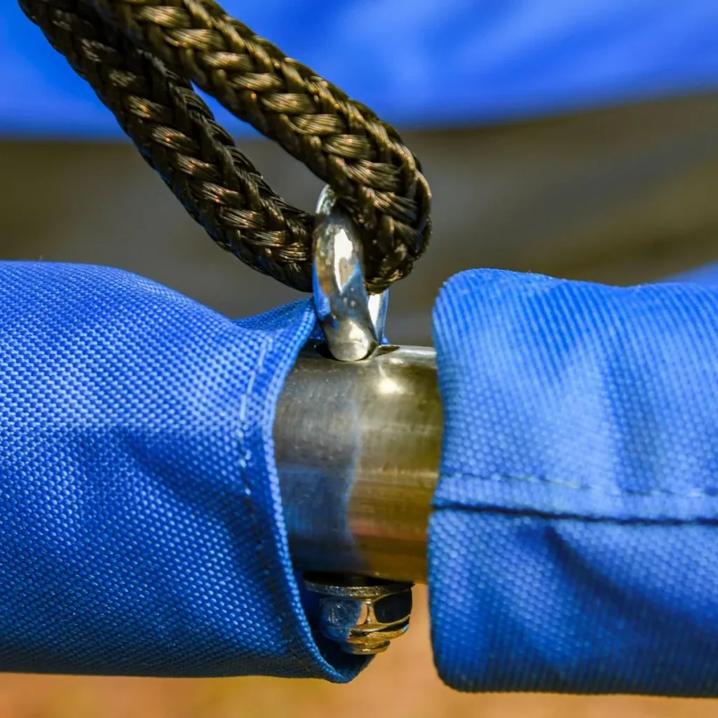 Nest swing for children blue, black