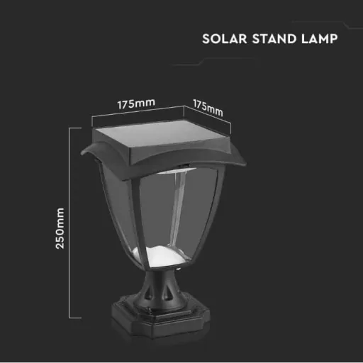 VT-983 Sevilla Solar Base Solar LED Lamp - 2 Light Colors