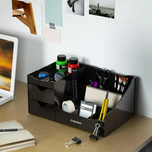 Make-up-Organizer schwarz