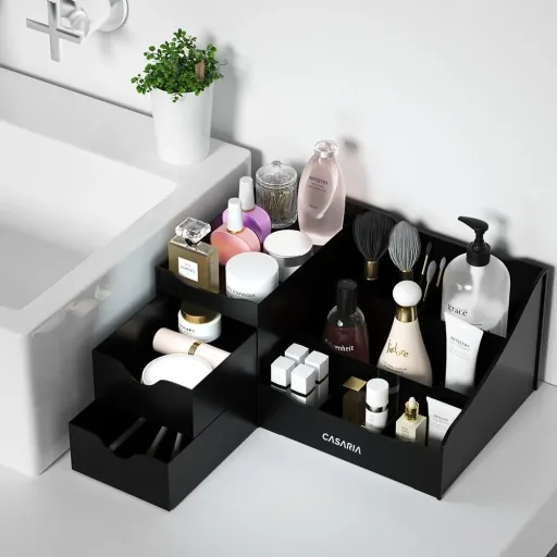Make-up-Organizer schwarz