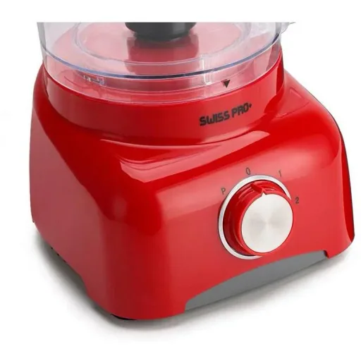 Food processor - 600W - 1.2L - Red