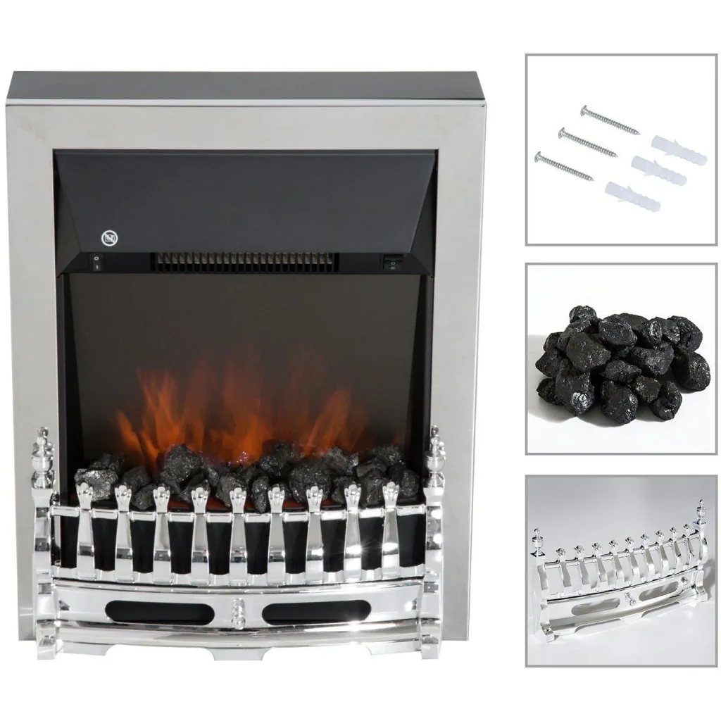 Electric fireplace stove 1000
