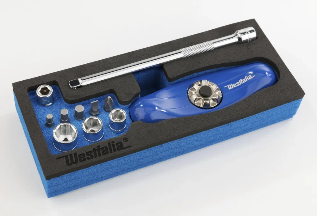 Xi-on sockets, 11-piece set with ratchet