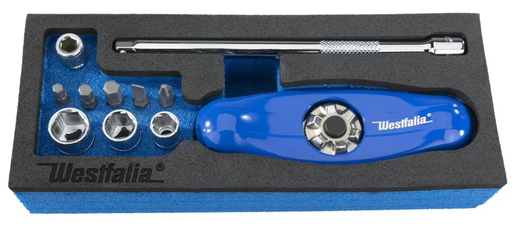 Xi-on sockets, 11-piece set with ratchet