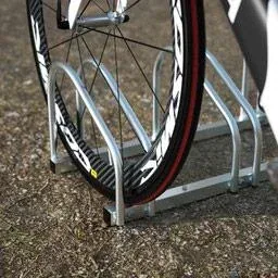 2 pieces bike rack - bike shed for 12 bikes - 160x32x27 cm - metal bike rack