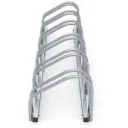 2 pieces bike rack - bike shed for 12 bikes - 160x32x27 cm - metal bike rack