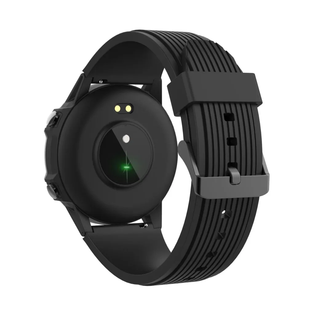 Bluetooth smartwatch with heart rate and body temperature sensor