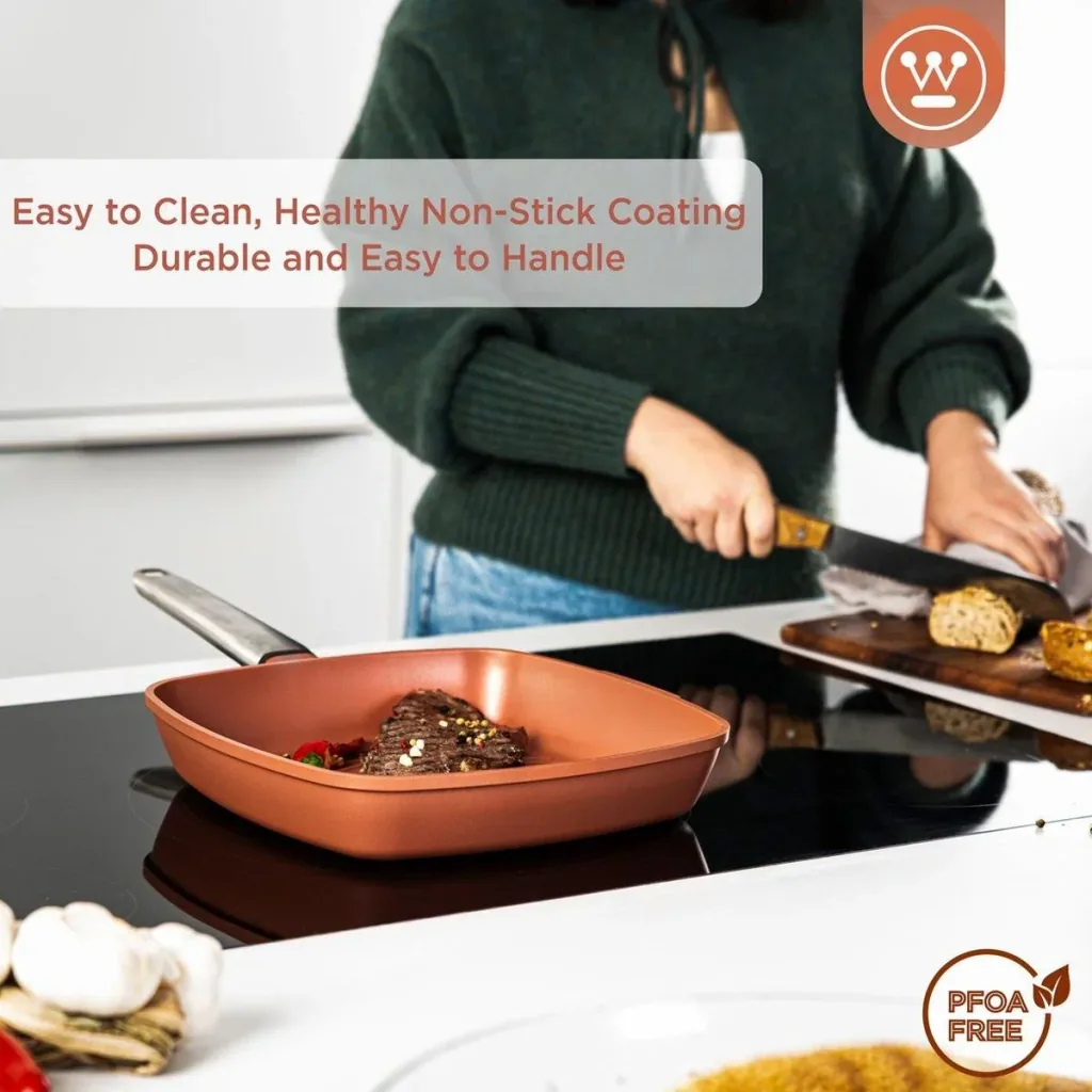 Performance Series Grill Pan - Oven Safe - 28 cm - Orange