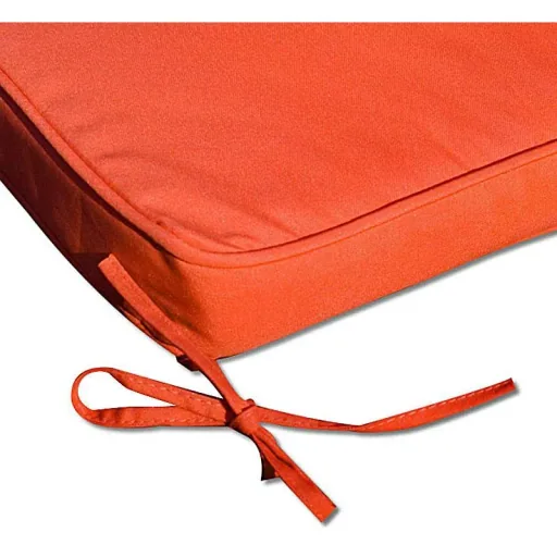 Garden cushion - For lounger - Orange - 173x43x6cm