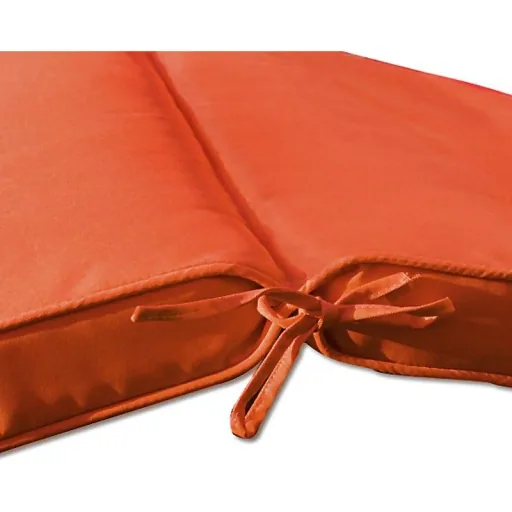 Garden cushion - For lounger - Orange - 173x43x6cm