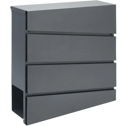 Designer mailbox in anthracite