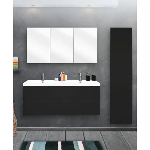 Concept cabinet drawer 120cm black fsc