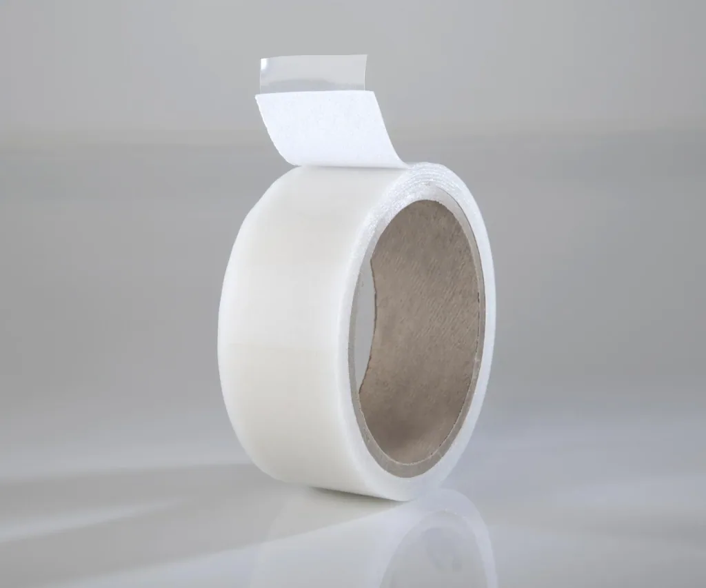 Sealing tape for high demands, milky-transparent, 38 mm wide, 1.5 meters long