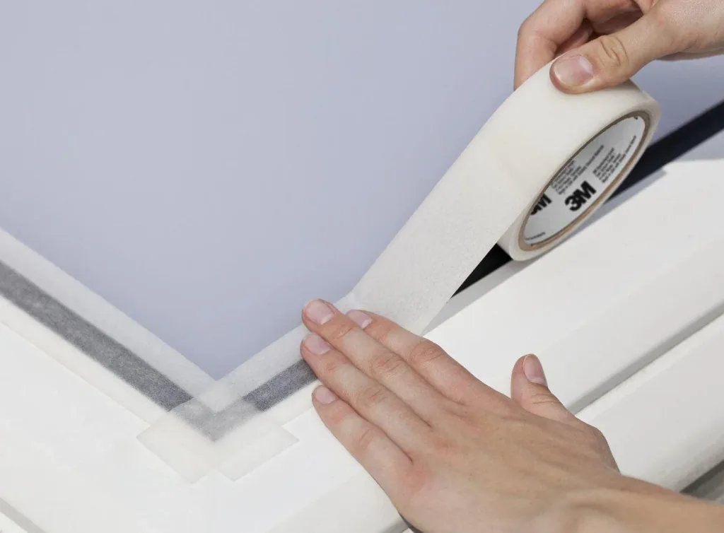 Sealing tape for high demands, milky-transparent, 38 mm wide, 1.5 meters long