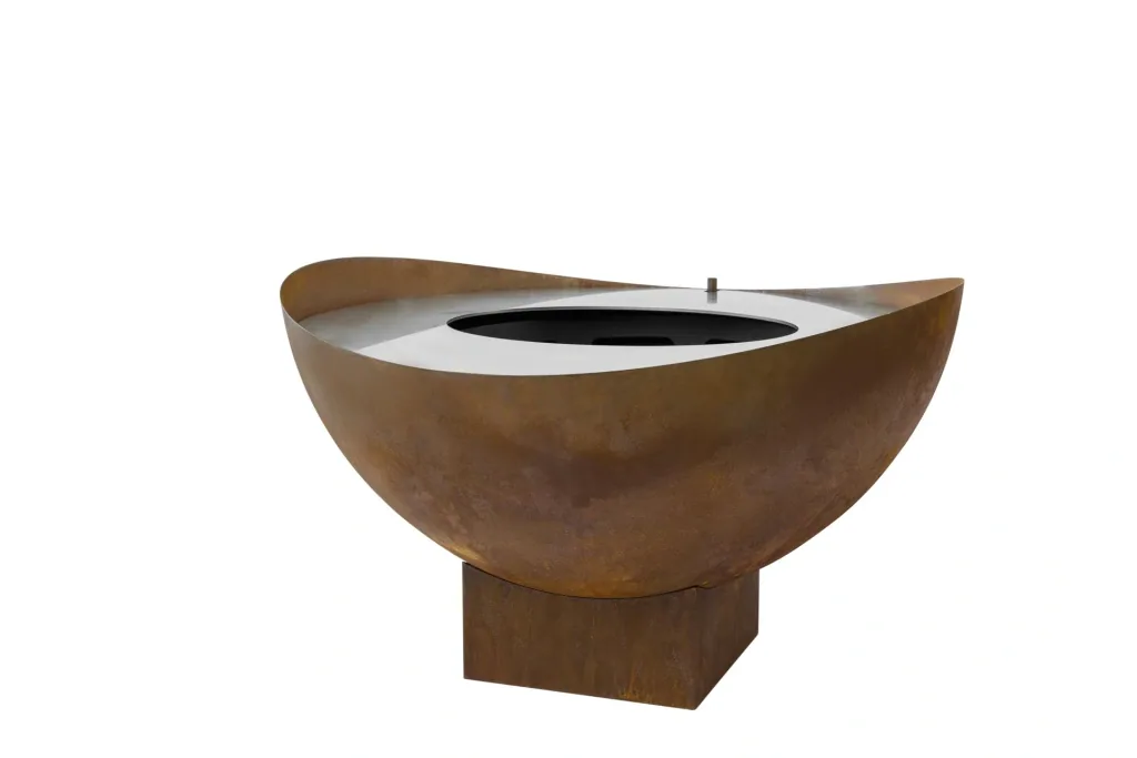 Fire bowl Wave rust, without accessories