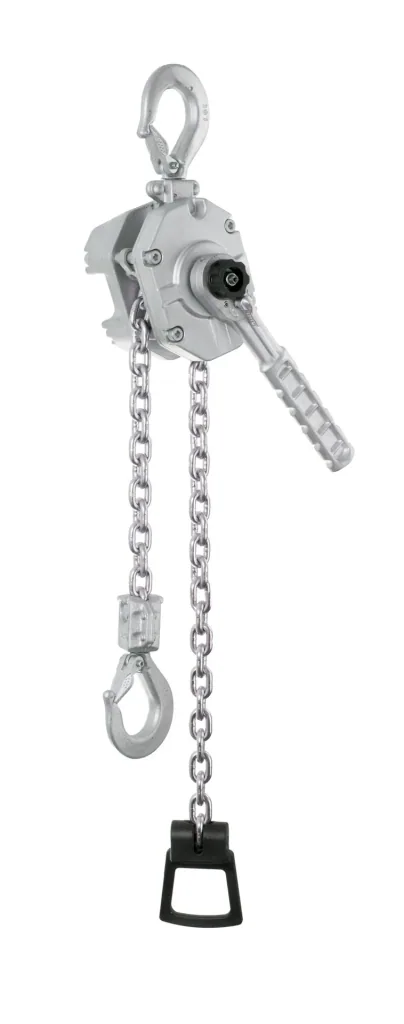 Aluminium lever hoist PAH 1600, load capacity 1600 kg, stroke 1.5 m, 1-fall