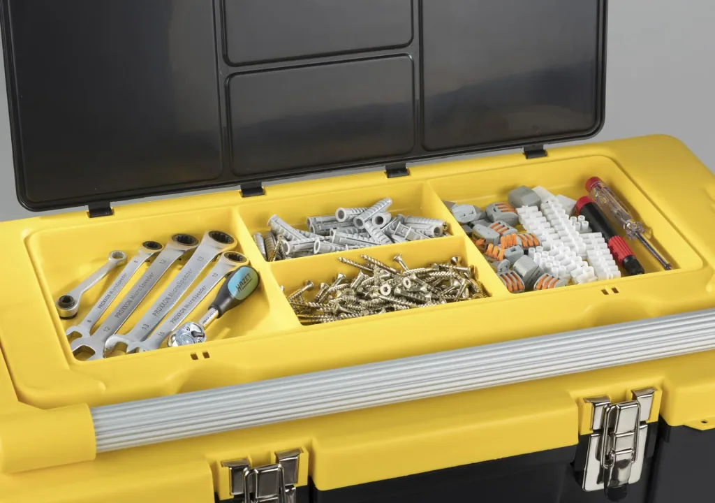 Tool box metal - plastic 607 x 314 x 277 mm
