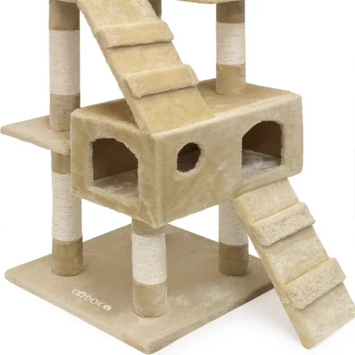 Scratching post 175 cm beige