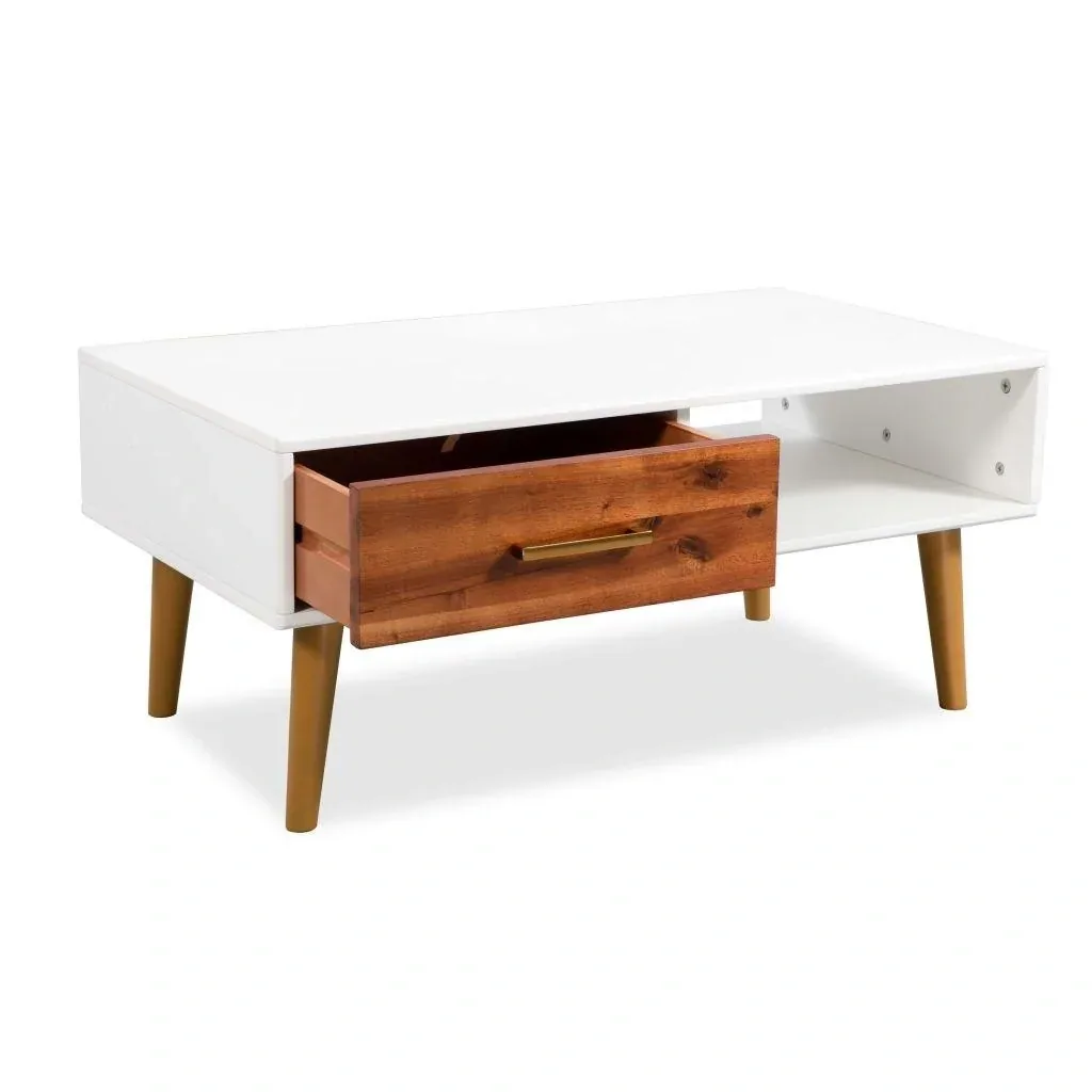 Coffee table 90x50x40 cm solid acacia wood