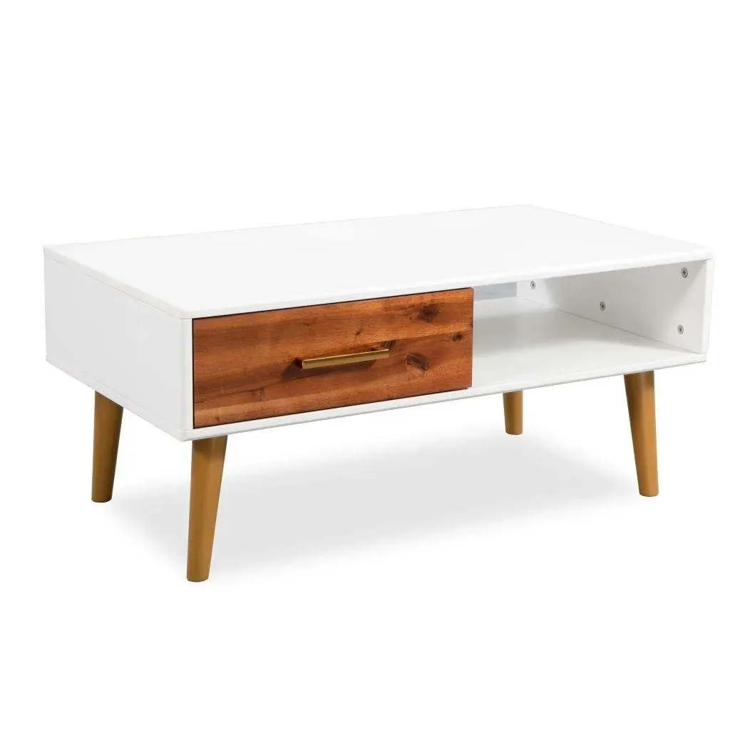 Coffee table 90x50x40 cm solid acacia wood