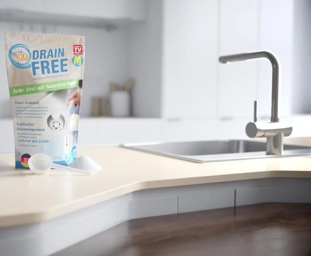 Drain cleaner Pure100 Drainfree 1 kg