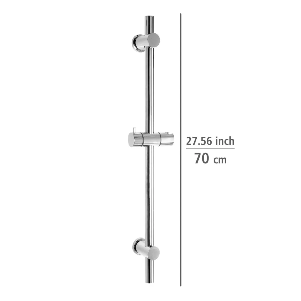 Power-Loc® shower rod chrome, attach without drilling