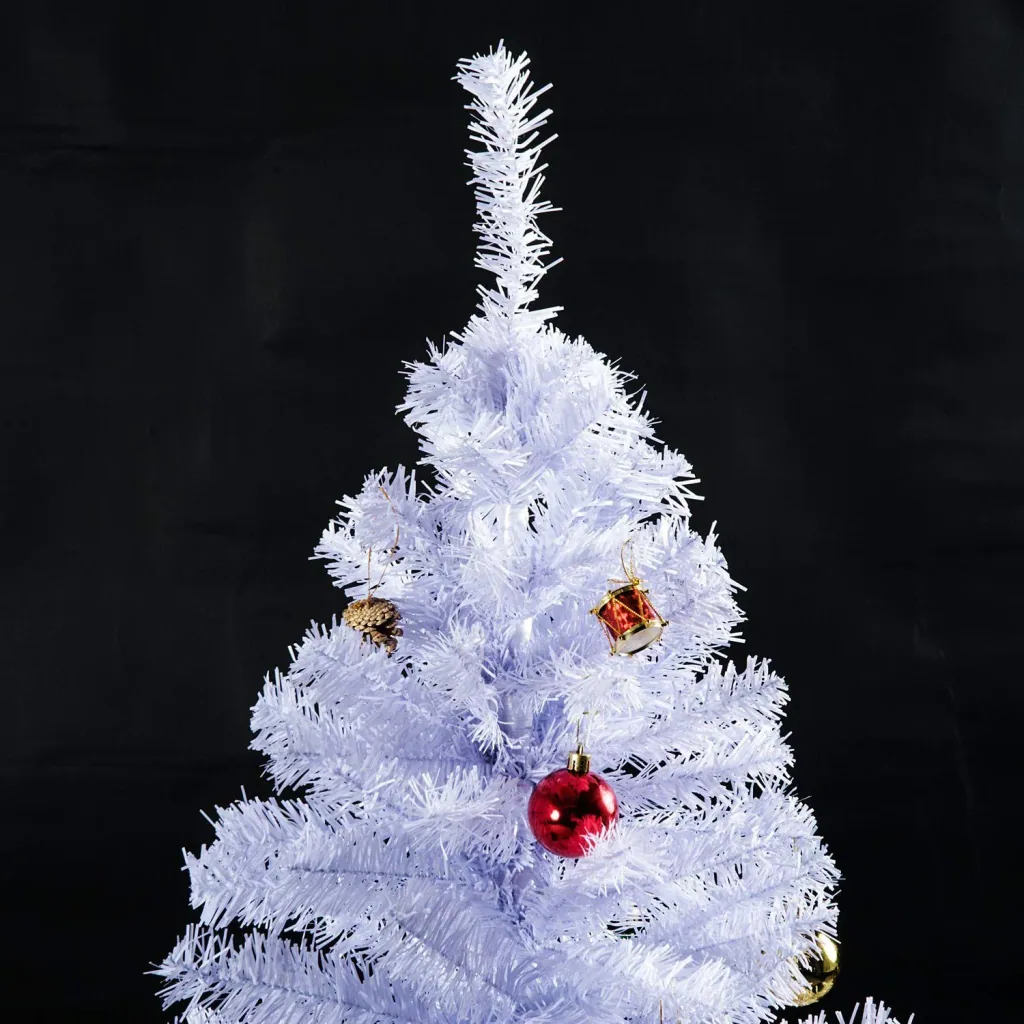 Christmas tree with stand incl. decoration 180cm white