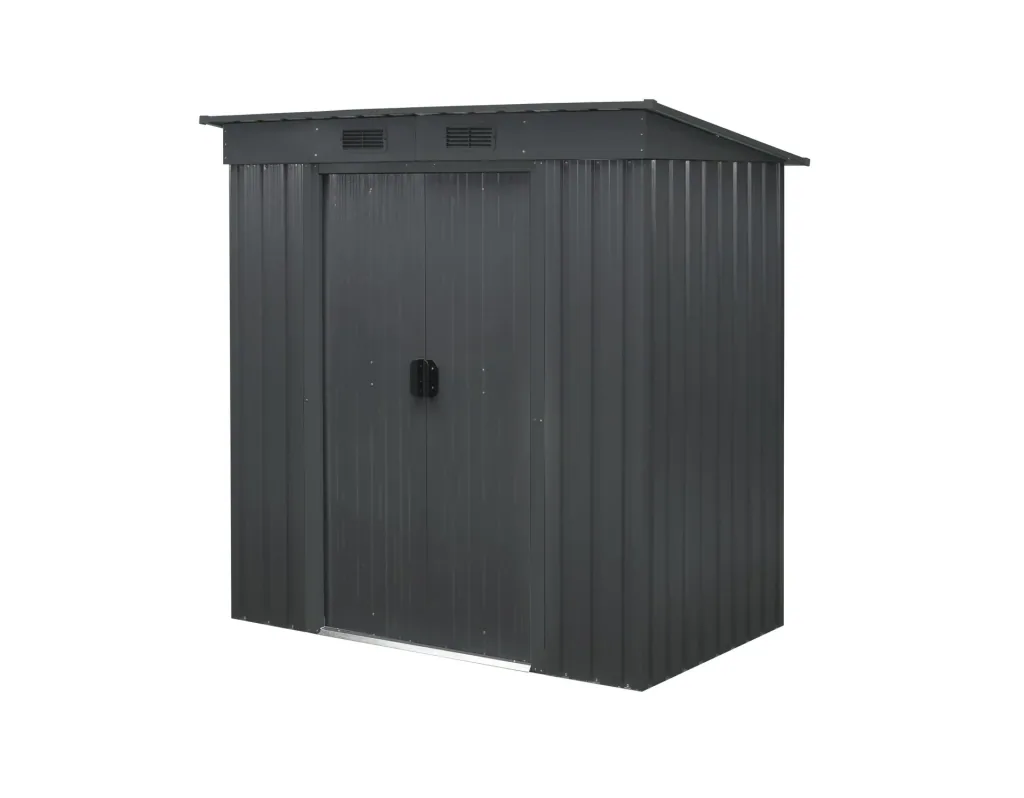 Tool shed LEIPZIG II 64, matt anthracite