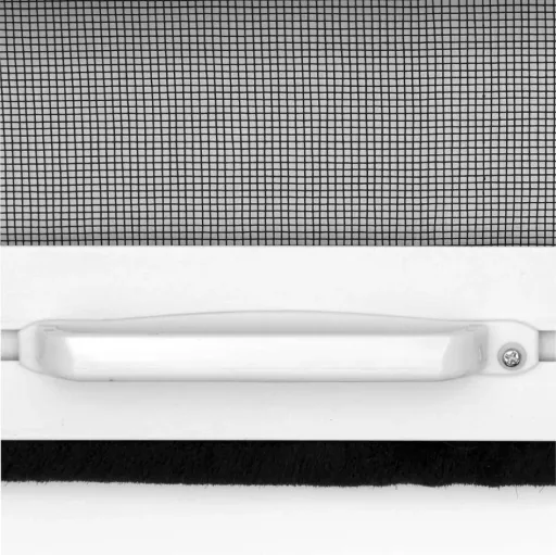 Insect screen roller blind for windows, 100 x 160 cm in white