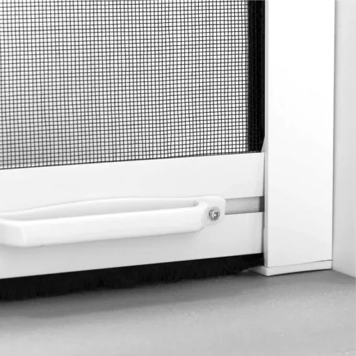 Insect screen roller blind for windows, 100 x 160 cm in white