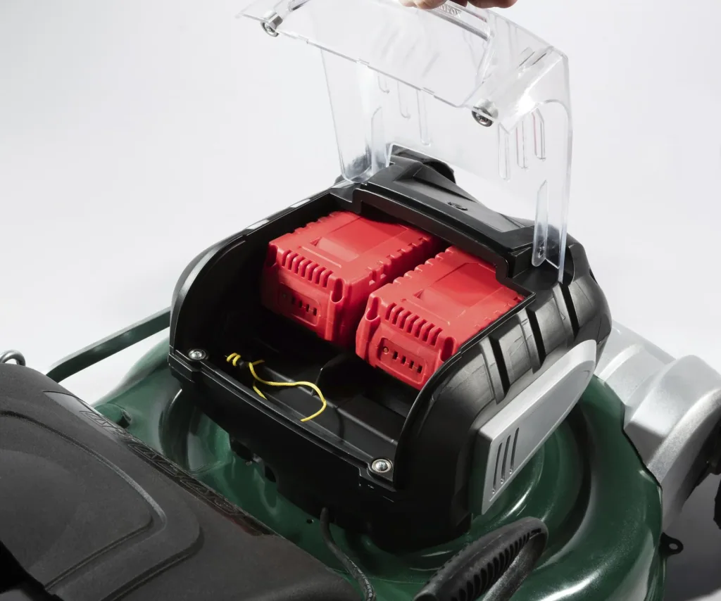 Cordless lawn mower Trike 405/40-2.5S with spare battery