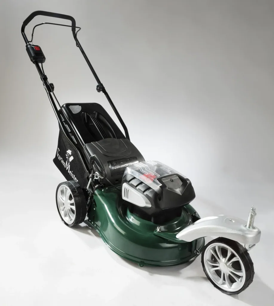 Cordless lawn mower Trike 405/40-2.5S with spare battery