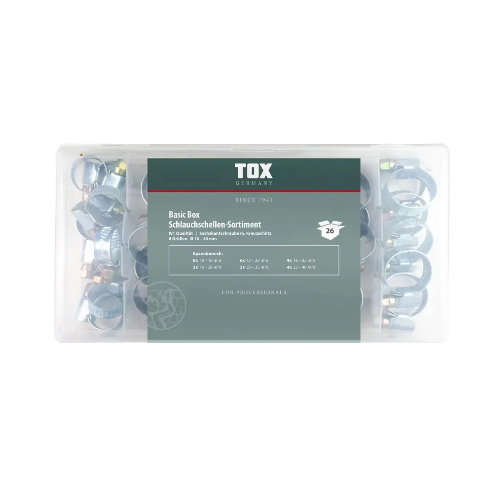 Hose clamps - Assortment Basic Box 26 pieces