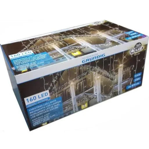 LED light chain ice 160 st warm white 810 cm