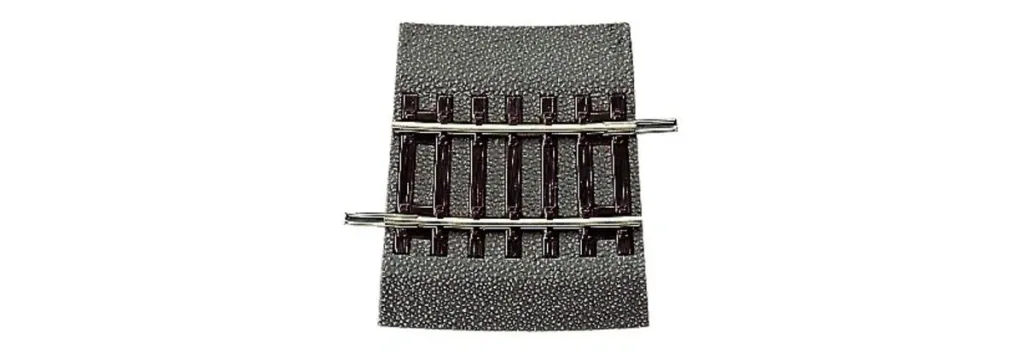 6 curved tracks R2¼ with bedding, radius 358 mm, curve angle 7.5°