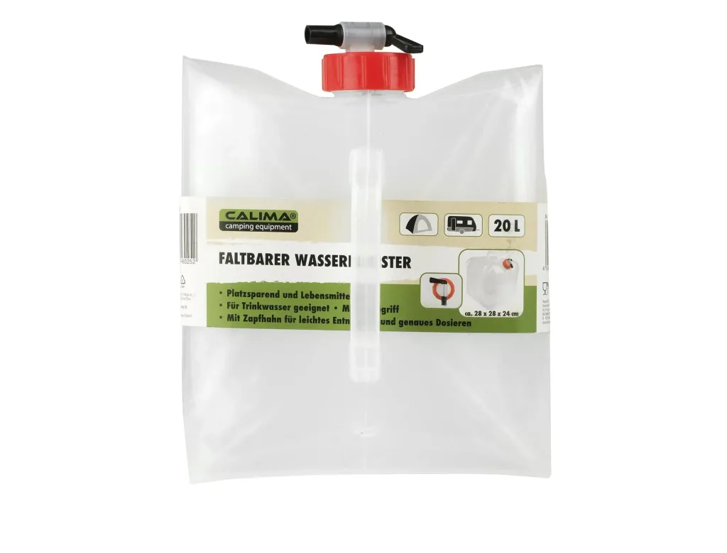 Foldable water canister