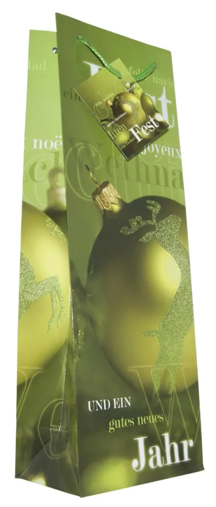 Bottle bags "Christmas", 5 pieces