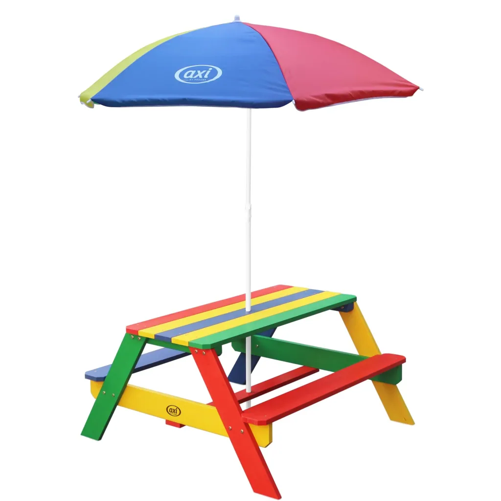 Nick Picnic Table Rainbow
