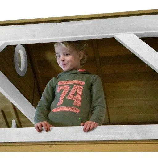 Simba Play Tower Brown/White - Purple Slide