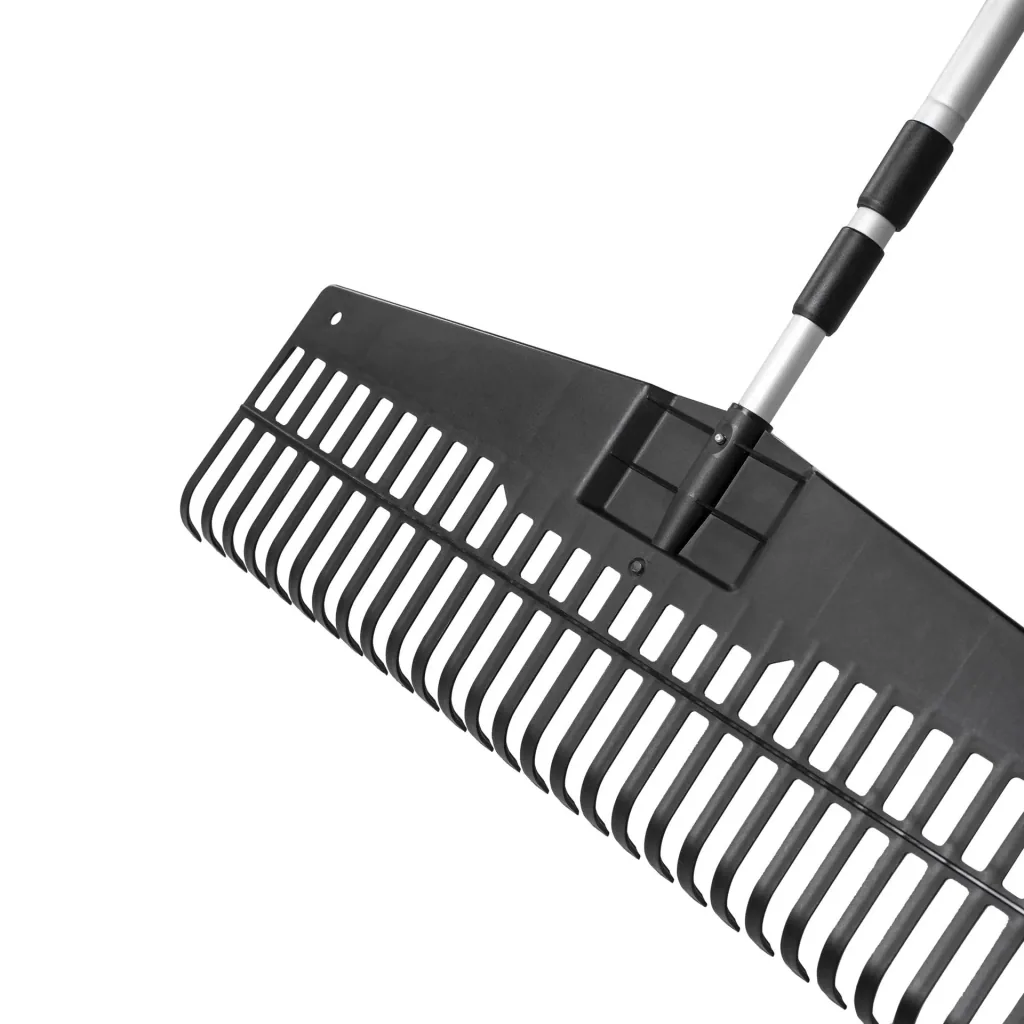 Jumbo rake 75 cm with aluminum telescopic handle