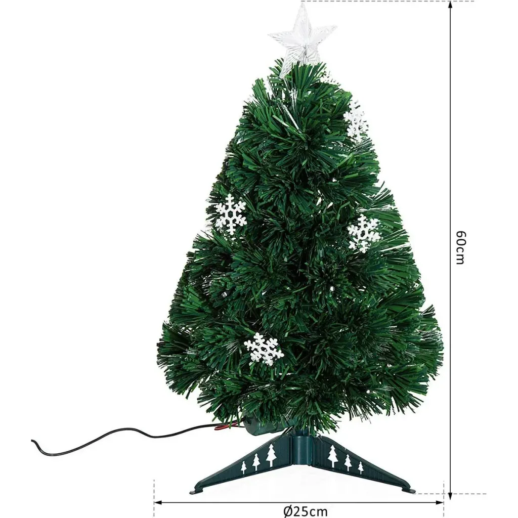 Christmas tree including plastic stand green
