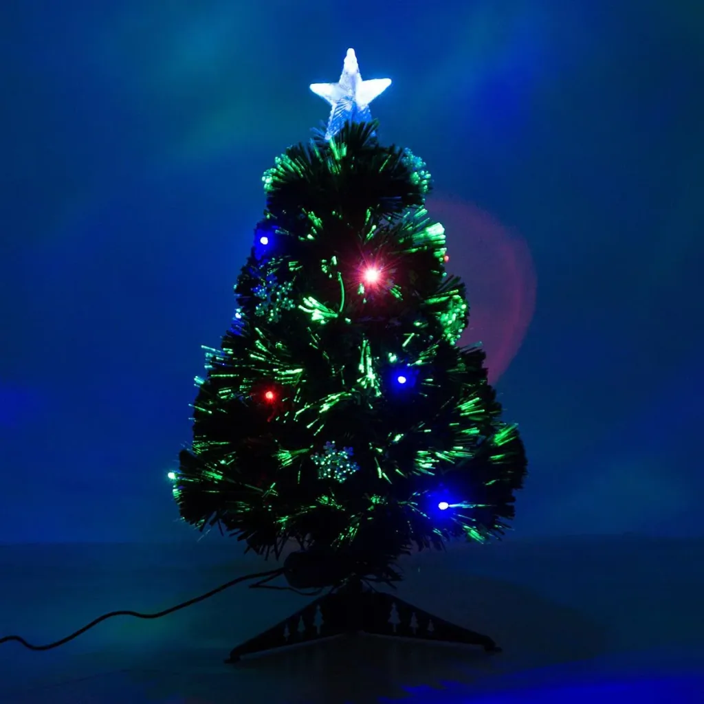 Christmas tree including plastic stand green