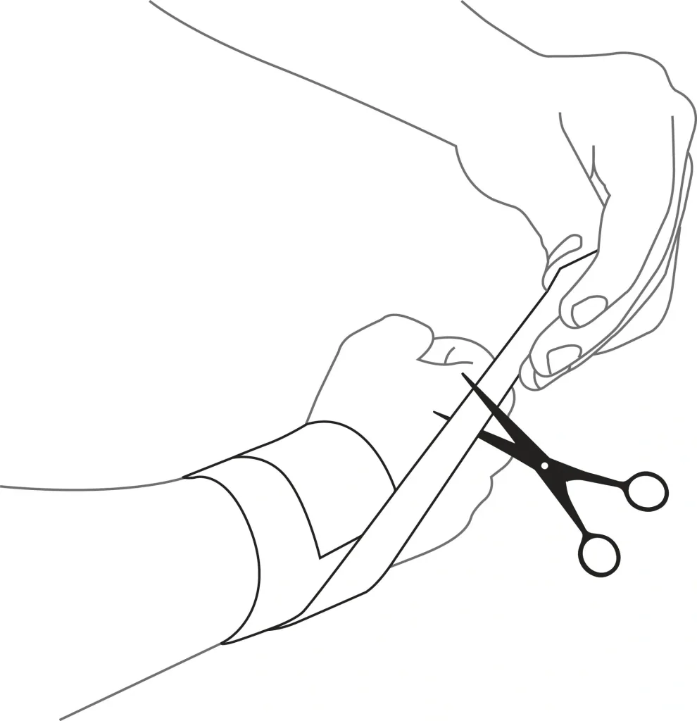 Wrist support made from recycled plastic