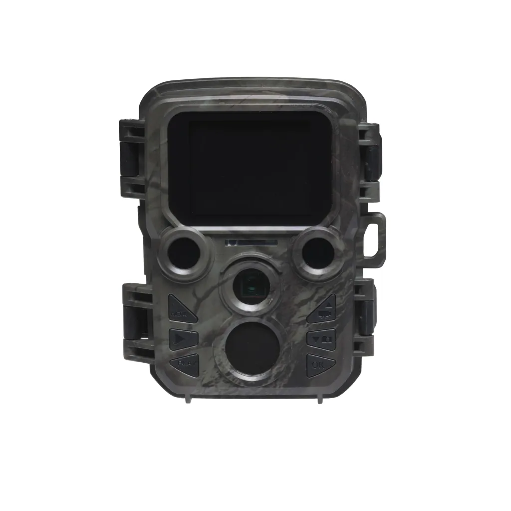 Mini wildlife camera with infrared LED for easy night vision