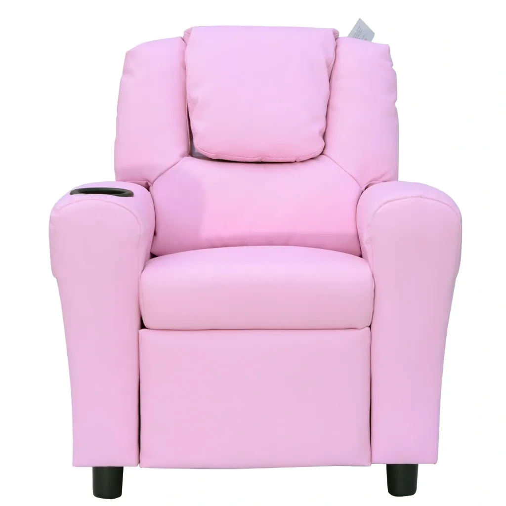 Children's armchair with reclining function