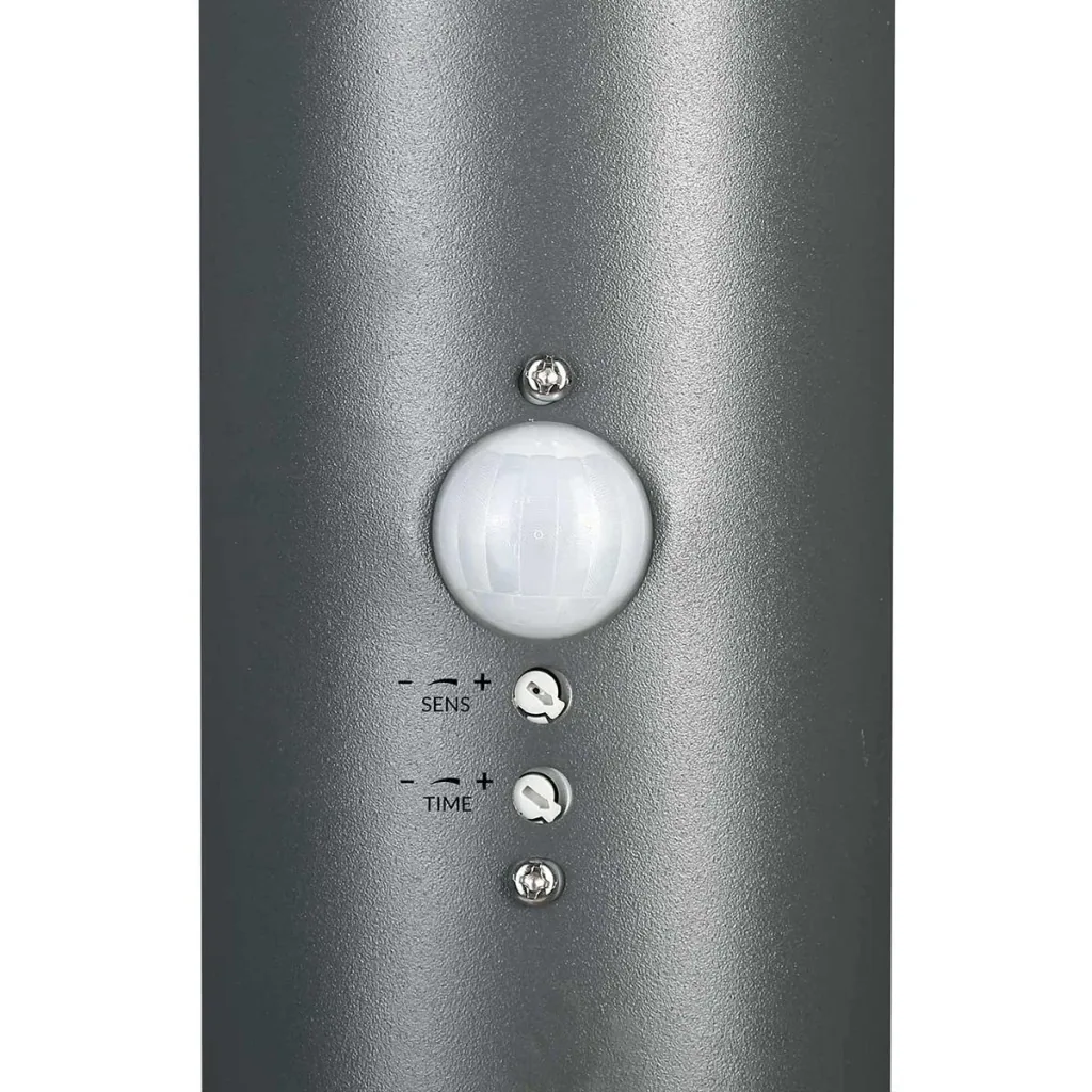 Path lighting / outdoor light - Garden - Stainless steel - With sensor - 100 x 12 cm - Anthracite