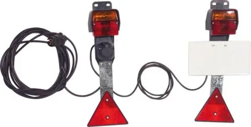 3-chamber lighting set, removable - trailer accessories