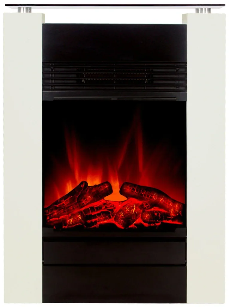Elektrische haard "Tessin weiss"