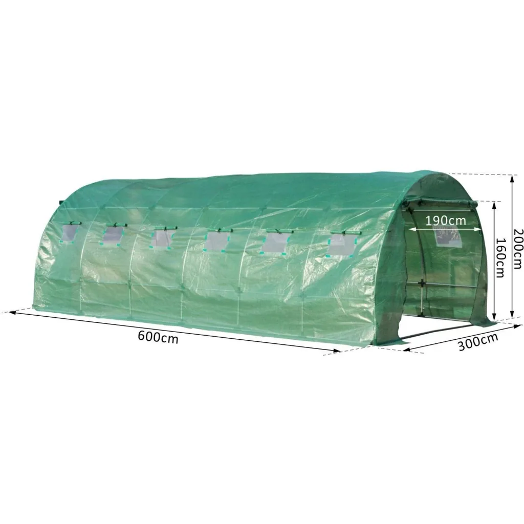 Greenhouse 18m² with window