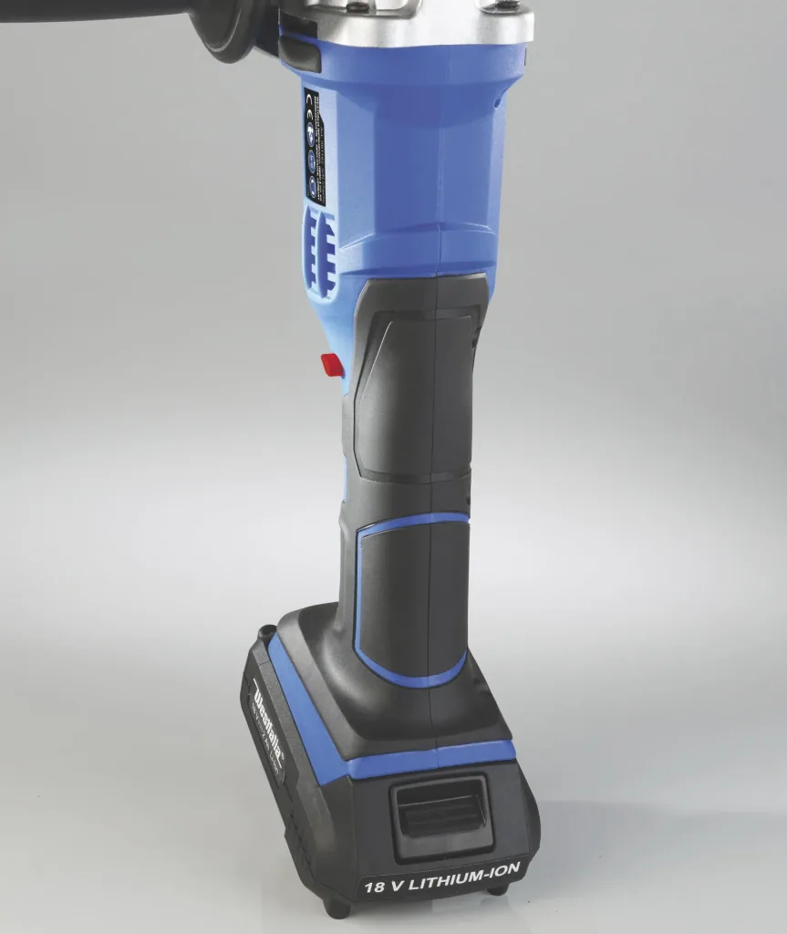 Acculozeslijpmachine 18 Volt Li-Ion complete set AWS18 (met 2.0 Ah accu + 2.4 A lader)